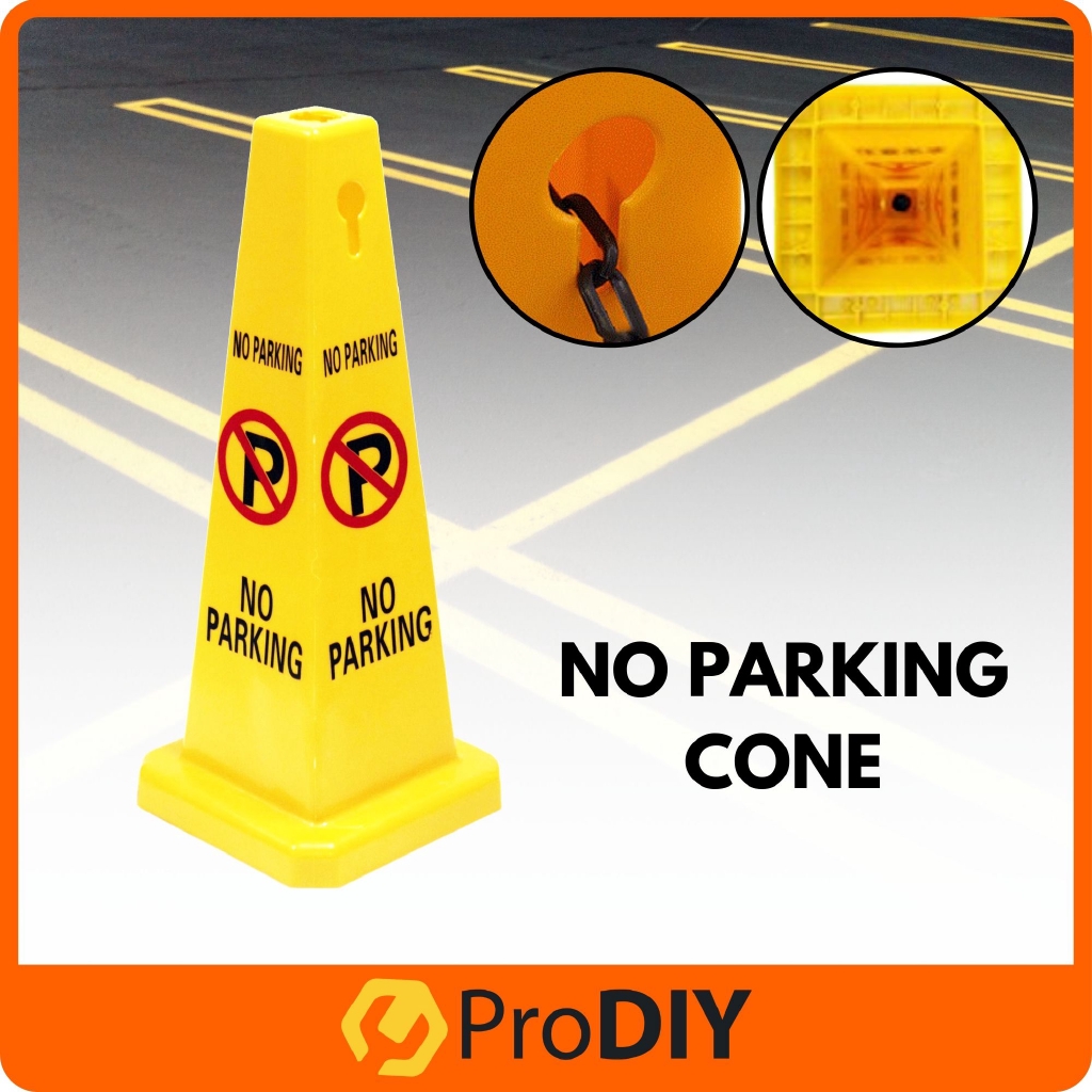 No Parking Cone Safety Caution Warning 675mm Height Shopee Malaysia