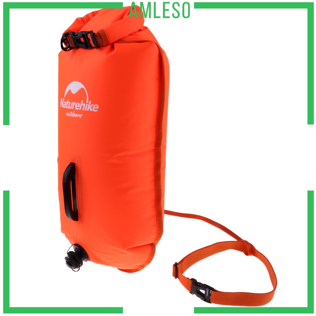 [amlesoMY] Pro Open Water Sea Safety Swim Buoy Flotation Aid Swimming