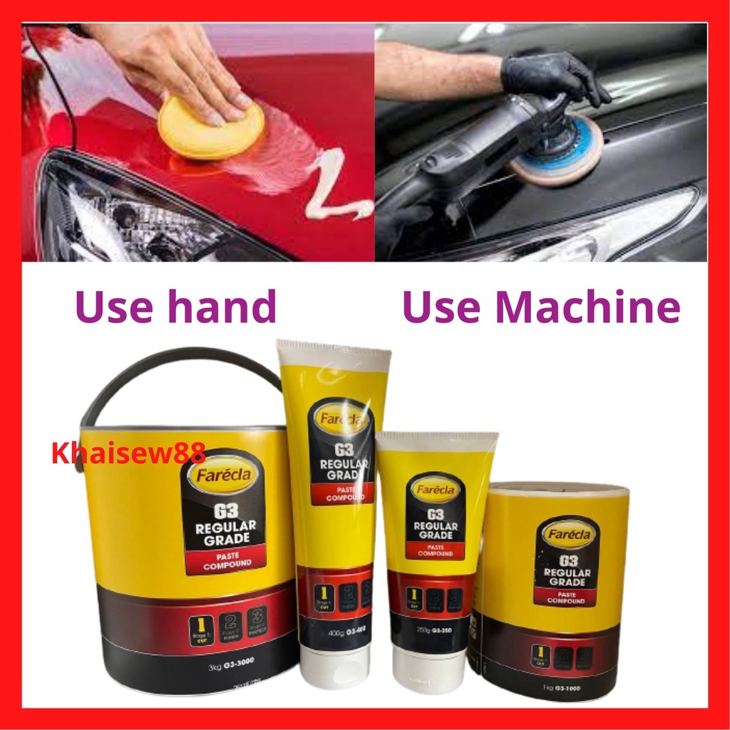 FARECLA G3 Regular Grade Rubbing Compound / WAX / CAR POLISH / WAX KERETA Shopee Malaysia