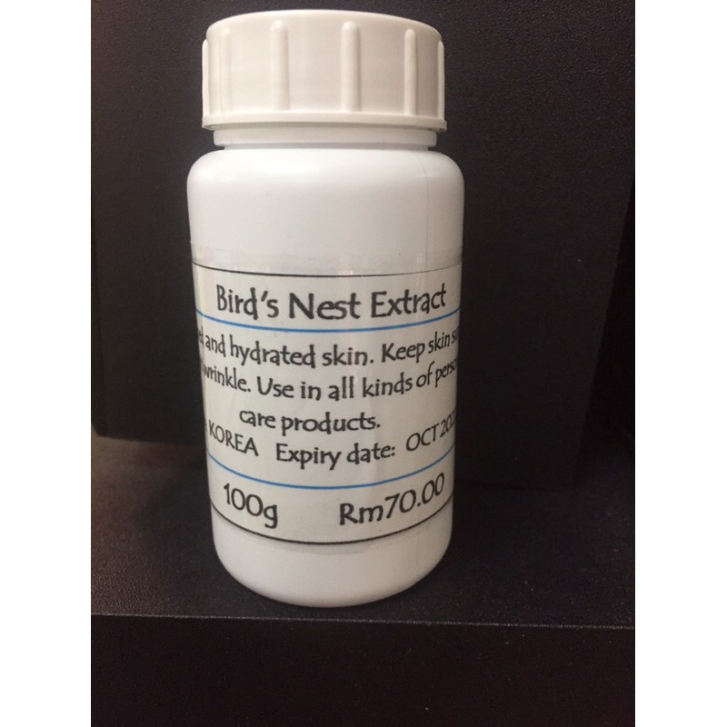 Bird's Nest Extract for Personal Care Products 50g 100g Shopee Malaysia