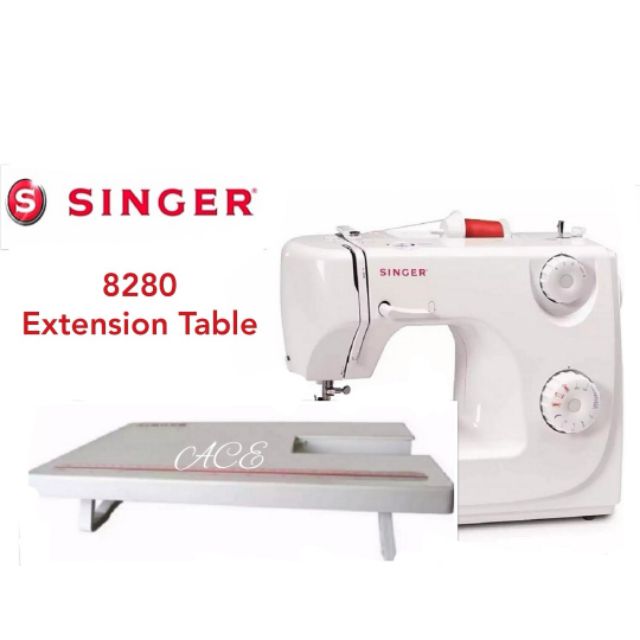 SINGER SEWING MACHINE ONLY FOR 8280 WIDE EXTENSION TABLE (White) Shopee Malaysia
