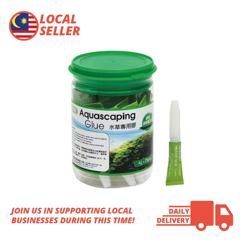 Aquascape Instant Glue 4g Aquascaping Moss and plant Glue for
