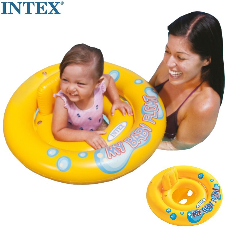 INTEX 59574 My Baby Float Inflatable Swim Ring with Smaller Inner Ring (67cm) Shopee Malaysia