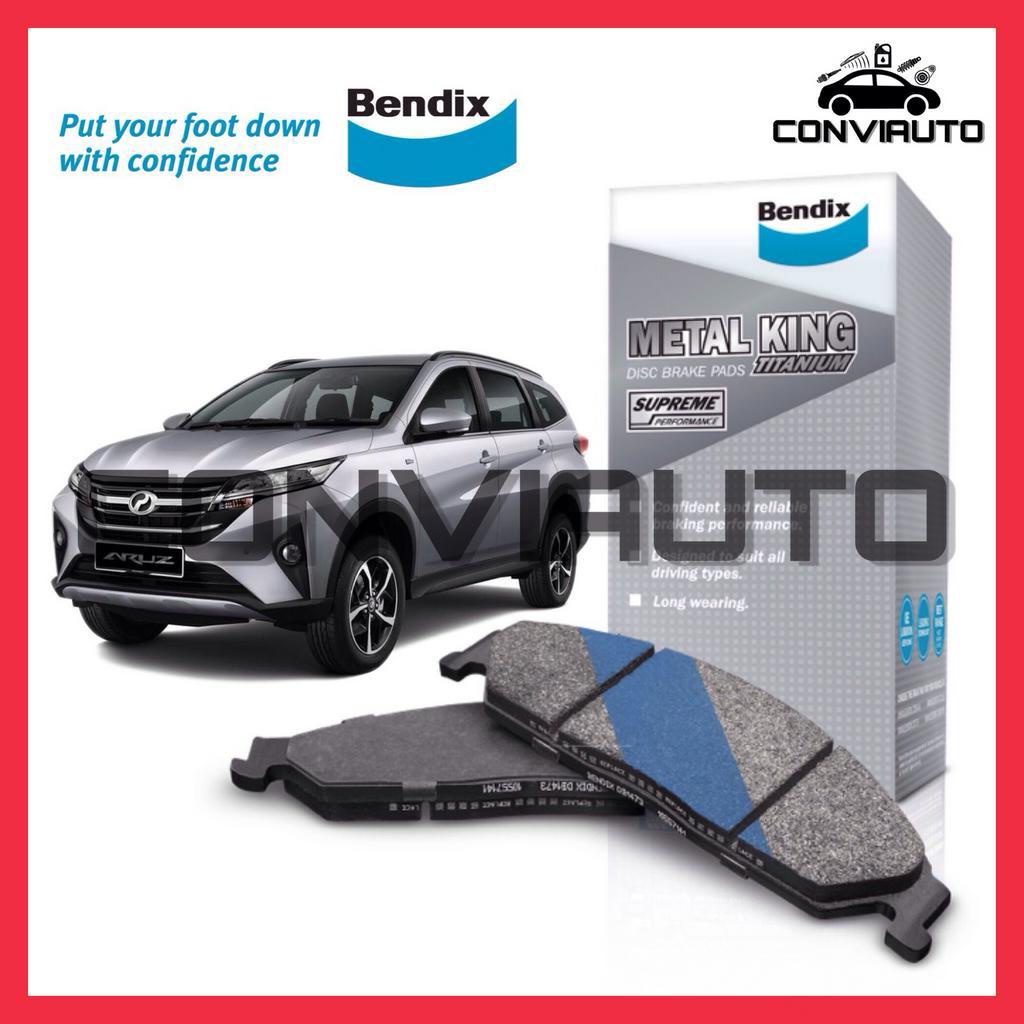 PERODUA ARUZ REAR BENDIX METAL KING TITANIUM BRAKE PAD (DB2496MKT