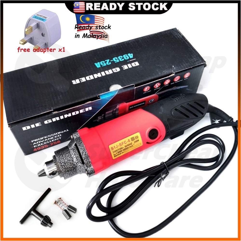 6mm Electric Die Grinder Rotary Tool Electric Drill Grinder Flexible