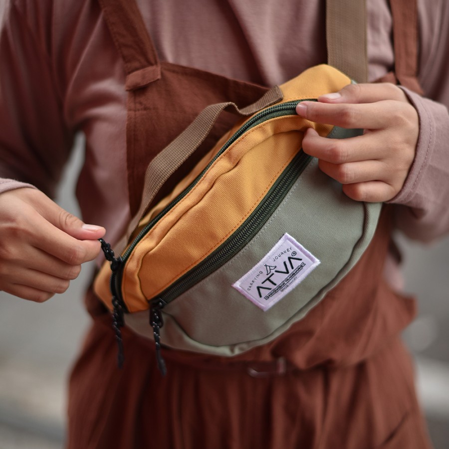 Yellow Waist bag shoulder bag Sling nolla cantalupe Shopee Malaysia