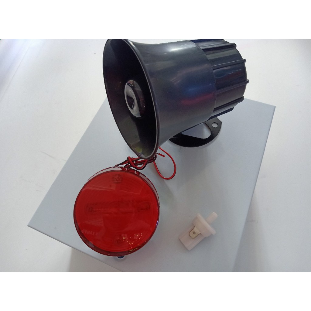 ISECURE ALARM METAL SIREN BOX (FULL SET) Shopee Malaysia