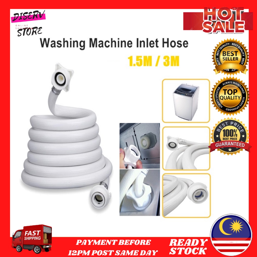 Universal Washing Machine Water Hose Mesin Basuh Inlet Hose Washer Pipe