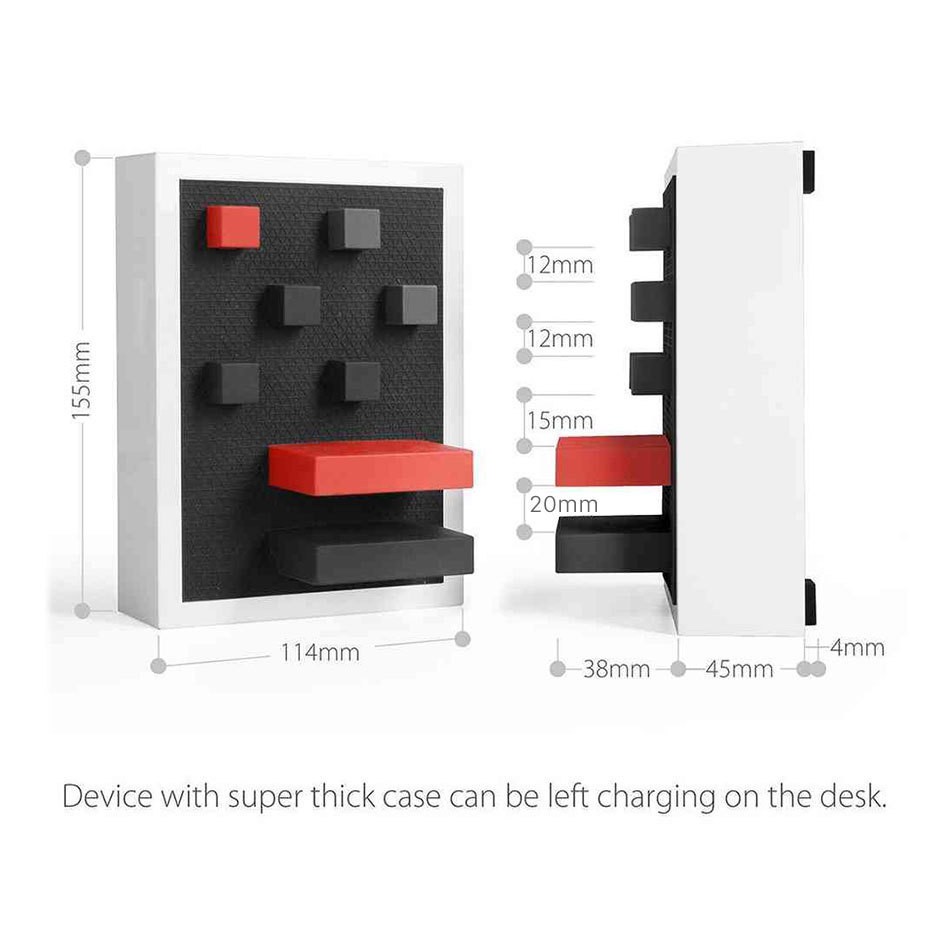 AVANTREE 8A 40W Desktop Charger USB Charging Station Dock Cable