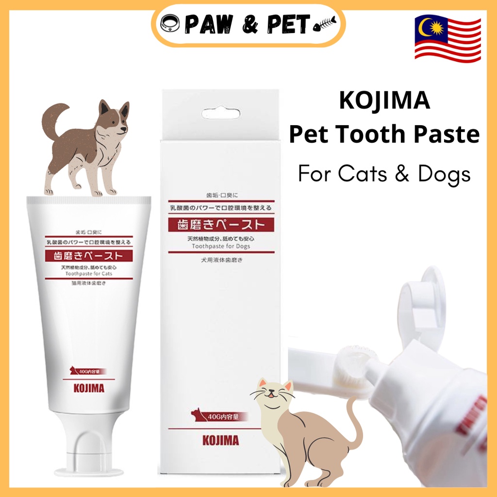 Ready Stock Kojima Japan Pet Teeth Oral Cleaning Milk Toothpaste for