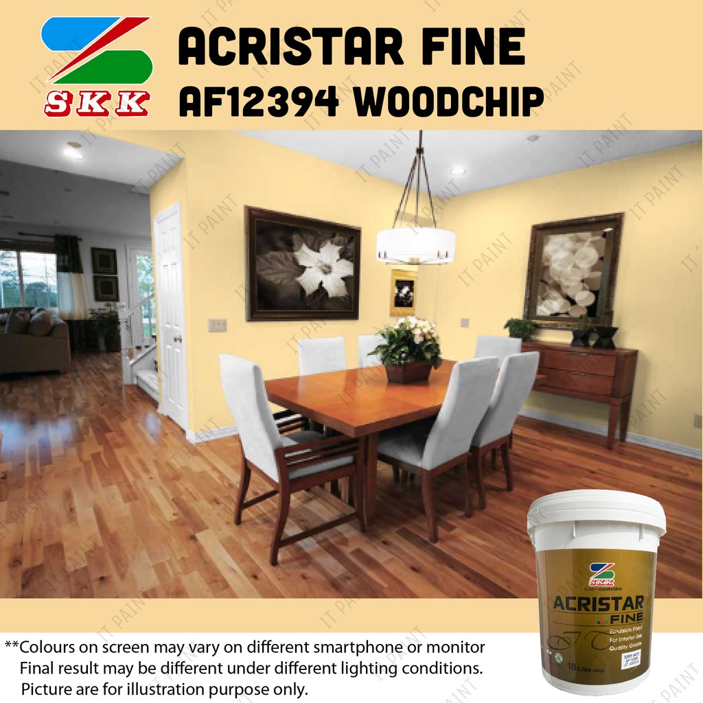 [Standard Color] SKK Acristar Fine 18 Liter Emulsion Paint for Interior
