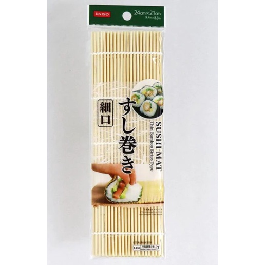 daiso bamboo sushi rolling mat makisu 24cm x 21cm Shopee Malaysia
