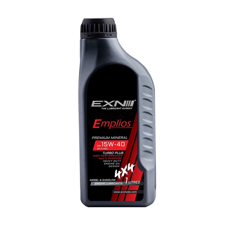 EXN Emplios SAE 15W40 Premium Mineral Engine Oil (1Liter) Shopee