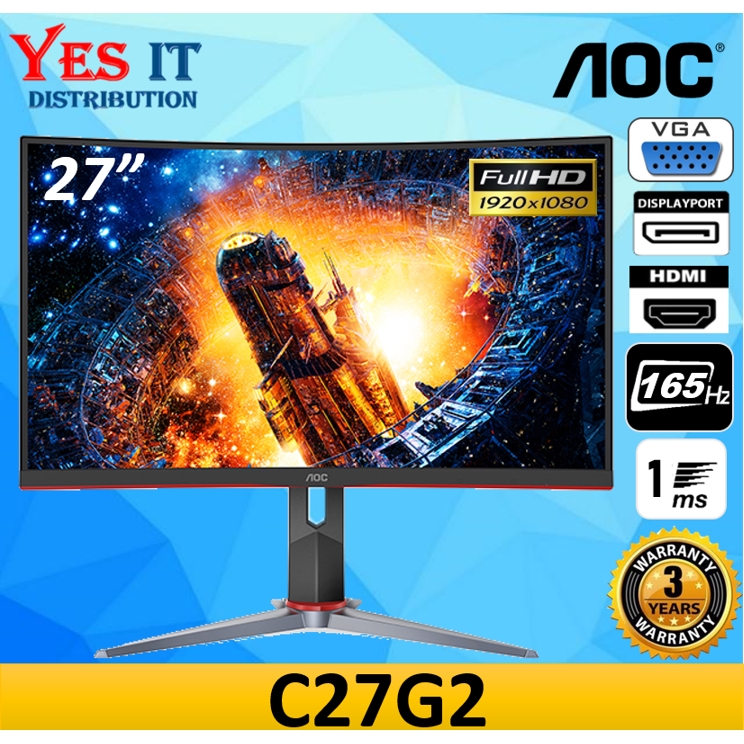 AOC C27G2Z / C27G4Z / C27G4ZE / CQ30G3Z CURVE FHD AMD FREESYNC GAMING