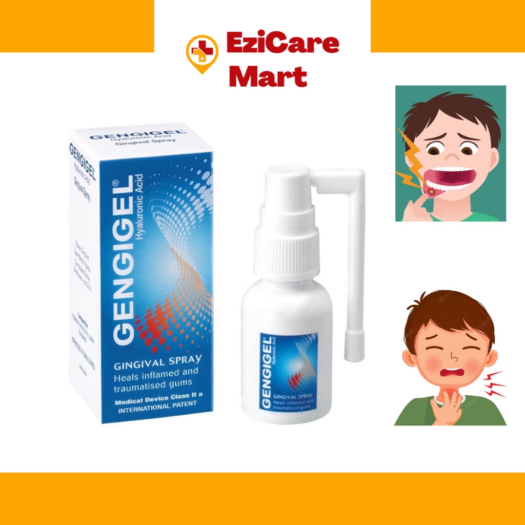 Gengigel Gingival Spray 20mL Mouth ulcer, sore throat Shopee Malaysia