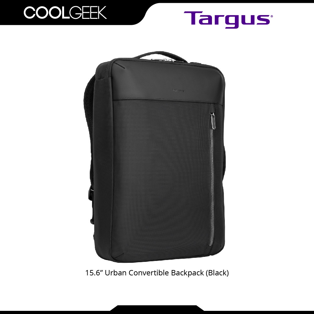 Targus 15.6" Urban Convertible Backpack Black Shopee Malaysia