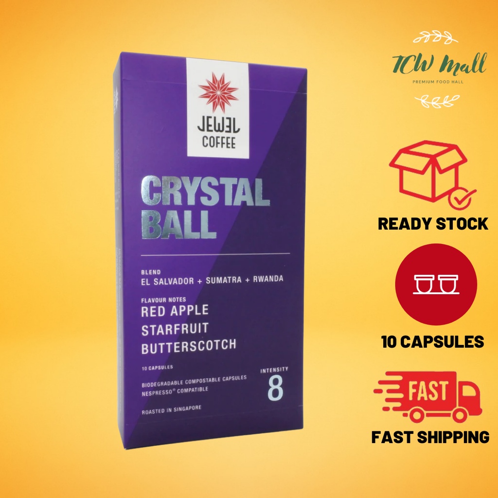 Jewel Coffee Nespresso Compatible Specialty Coffee Capsules Crystal