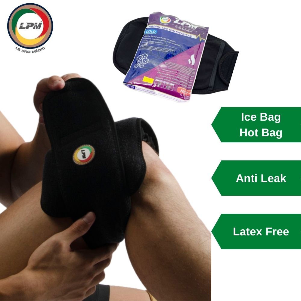 LPM Gel Pack for Ice Pack or Hot Pack Strains Sprains and Swelling