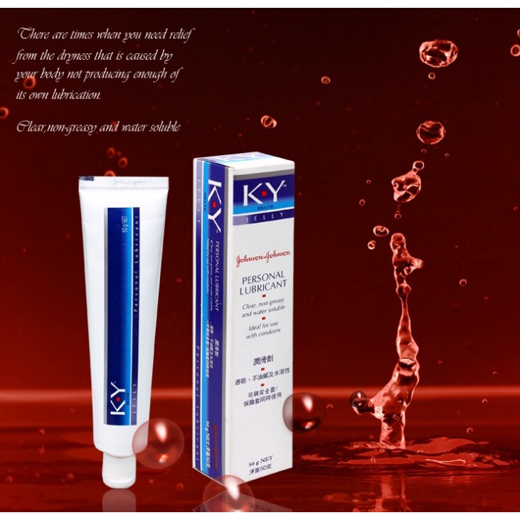 ORIGINAL 50g KY LUBRICANT JELLY UNTUK PEREMPUAN PELINCIR LUBE KY jelly