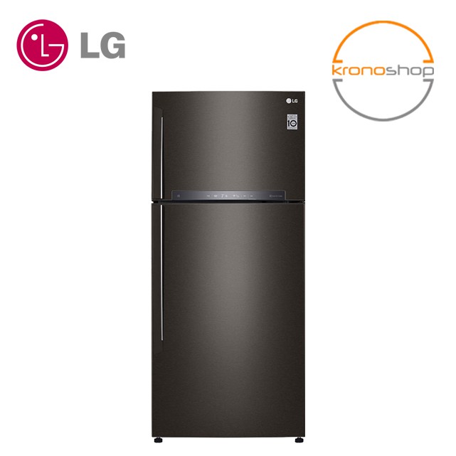 LG Nett 475L Top Freezer with DoorCooling+ & Fresh 0 Zone, Black Metal