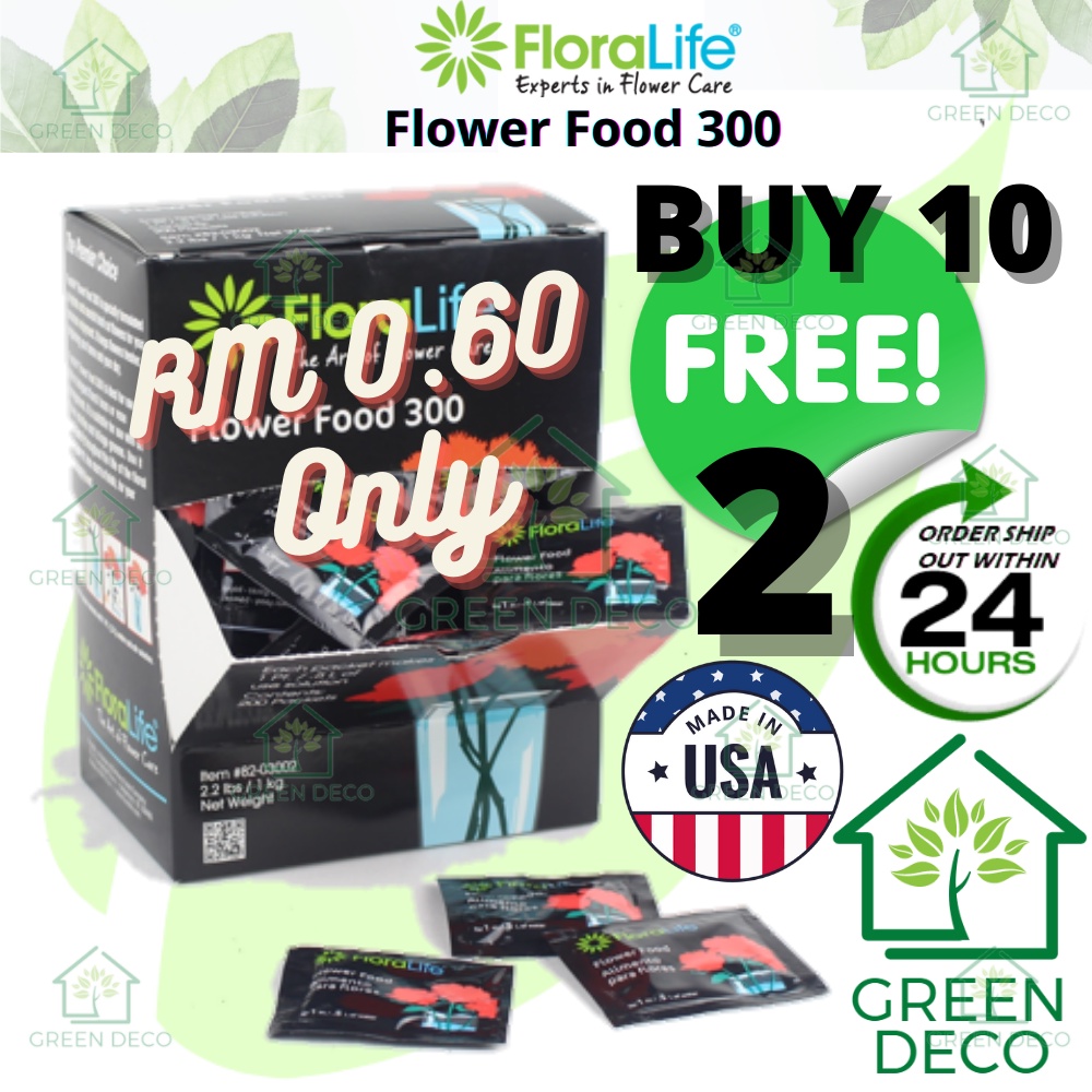 FLORALIFE®Flower Food Powder Fertilizer for FreshFlower(1pt/0.5Lwater