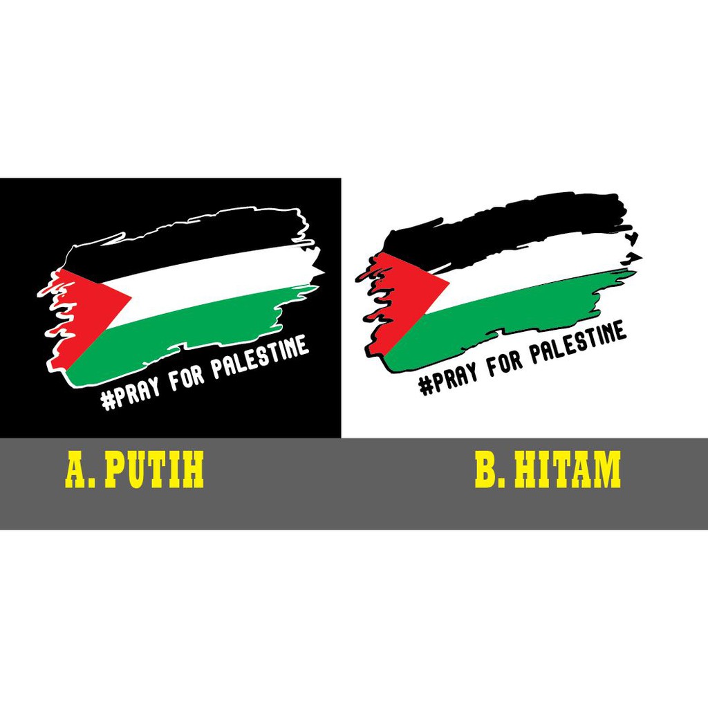 PRAY FOR PALESTINE STICKER,STICKER CERMIN. STICKER KERETA,SickerCutting