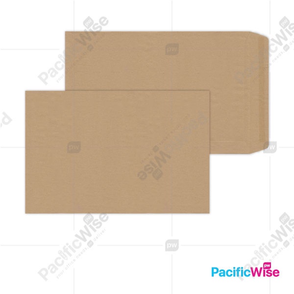 Brown Envelope/Manila Sampul Surat Coklat/Tiadatetingkap/NonWindow