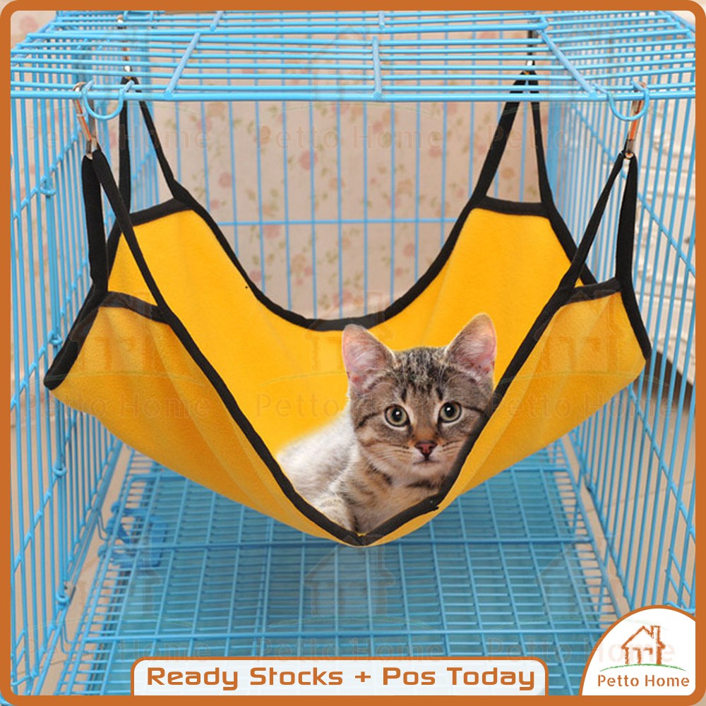 Flannel Removable Cat Hammock Bed Hanging Shelf Mattress Pet Bed Pet