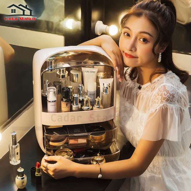 Cosmetic Storage Box Jewellery Makeup Box Drawer Container Case / Kotak