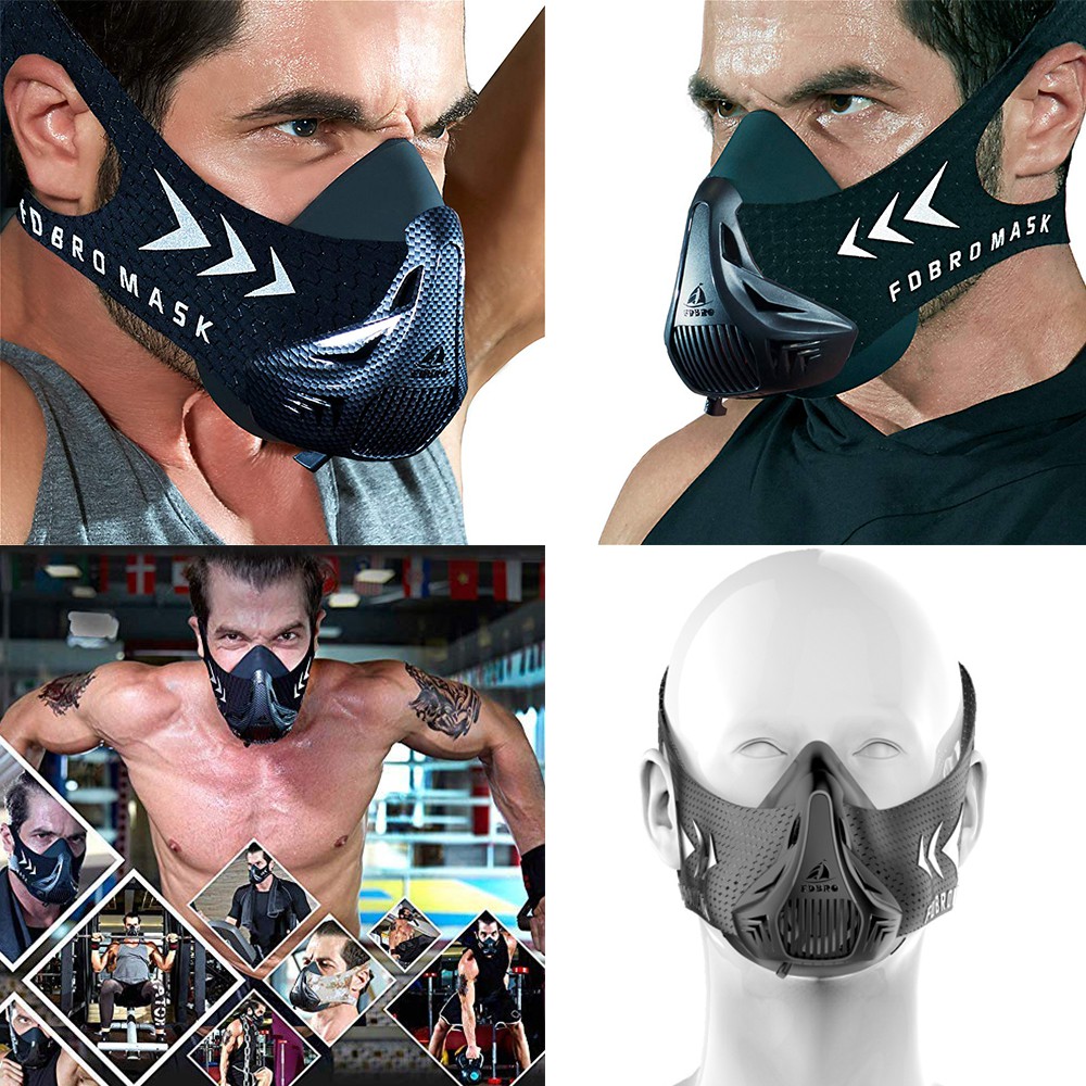 New FDBRO Fitness MMA Cardio Mask Sport Mask High Altitude Training