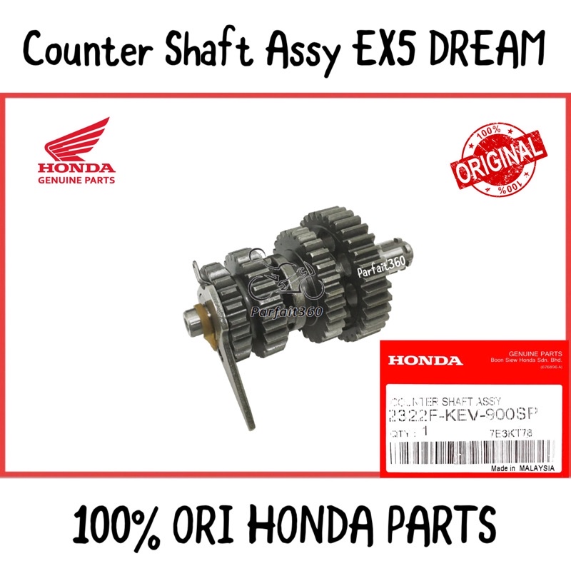 HONDA EX5 DREAM Main Shaft & Counter Shaft / Gear Box Set / Tranmission