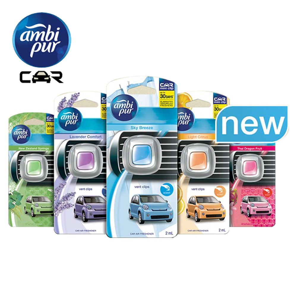 Ambi Pur Mini Clip Car 2ml and 2.2ml Shopee Malaysia