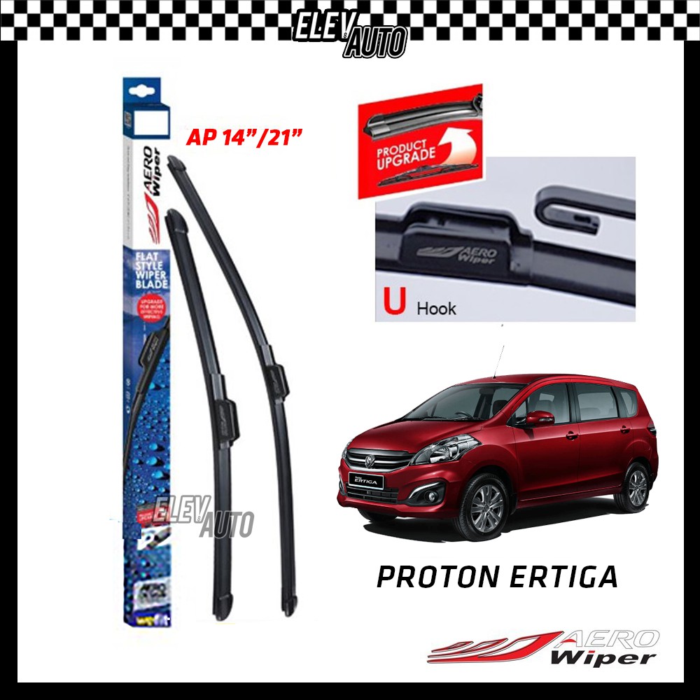 Proton Ertiga AERO Premium Frameless Flat Blade Wiper (14"/21