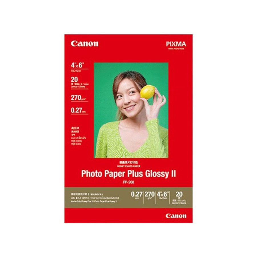 Canon Photo Paper Plus Pp208 4x6 (20Sheets) Shopee Malaysia