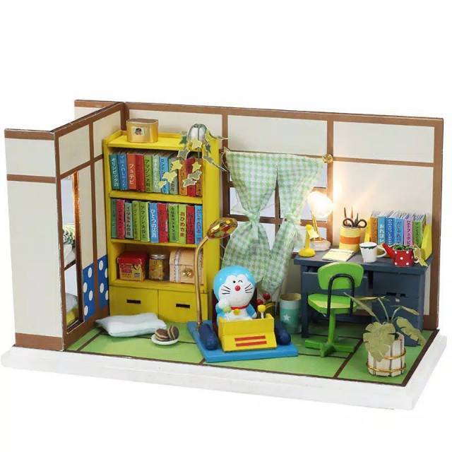Doraemon Diy Doraemon House Lamp Display For Doraemon Lovers Shopee