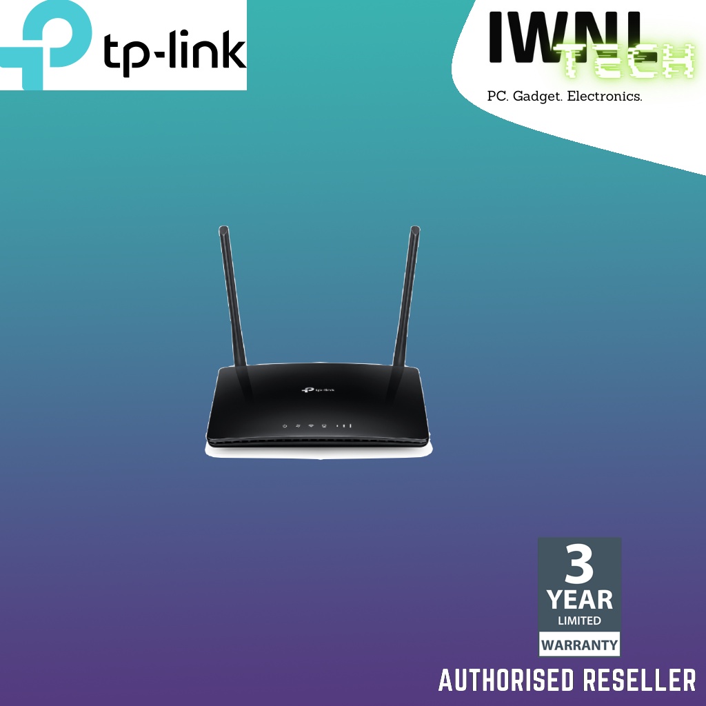TPLINK MODEM ROUTER STD N300 4G LTE (TLMR6400APAC) Shopee Malaysia