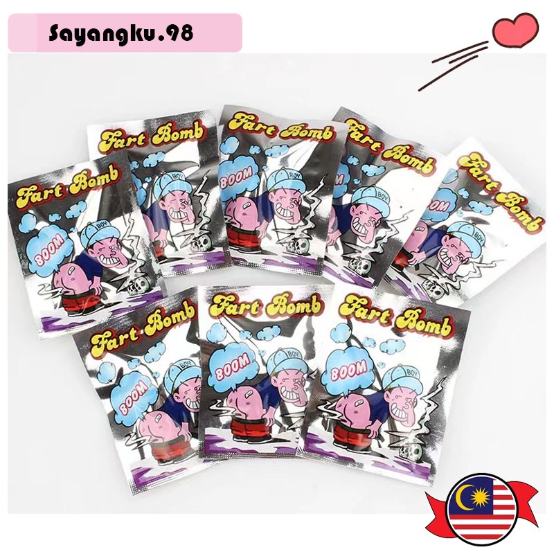 Smelly Fart Bomb Bag Fool Toy Novelty Prank Stink Exploding Magic Fart