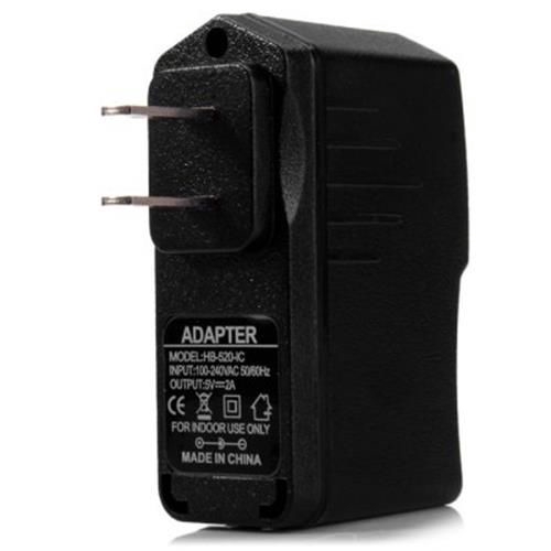 ORIGINAL US PLUG POWER ADAPTER WITH AC100 240V 50 / 60HZ INPUT (BLACK