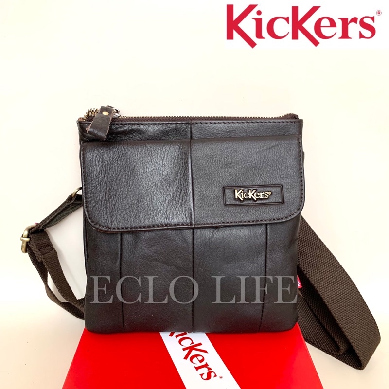 Kickers Sling Bag Pouch Bag Genuine Leather 100 Original [78662 I 78663 I 78661] Shopee Malaysia