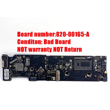 (FAULTY)820-00165-A A1466 Motherboard for MacBook Air 13" A1466 Logic