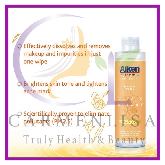 AIKEN VITAMIN C VITAC 30ml Brightening Serum 40g Moisturiser 50ml