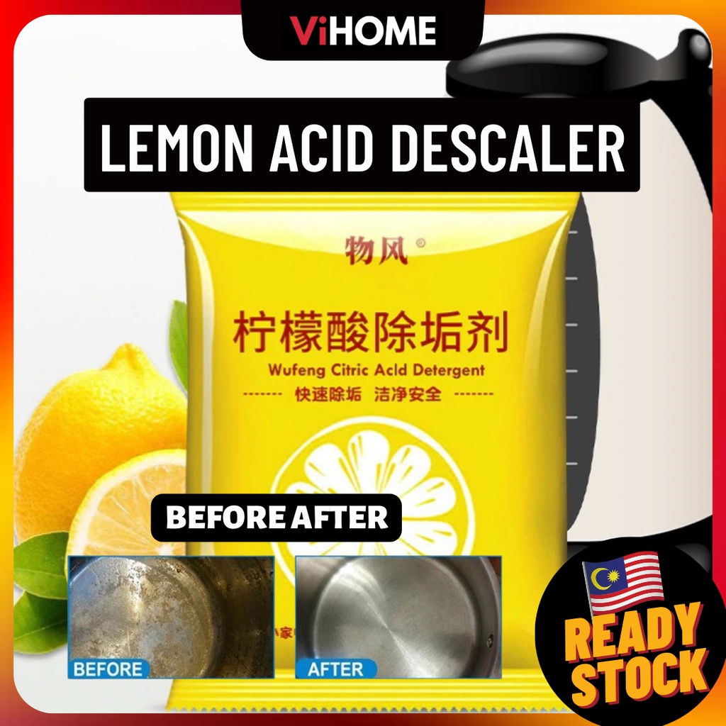 ViHome Citric Acid Descaler 10g Food Grade Pot Cleaner Utensil Cleaner