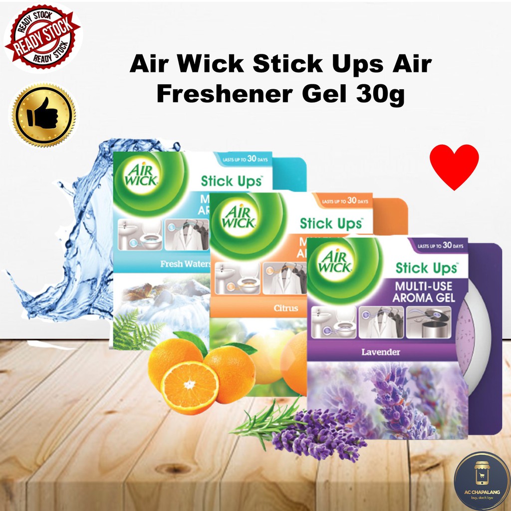 (READY STOCK) Air Wick Stick Ups Air Freshener Gel 30g Shopee Malaysia