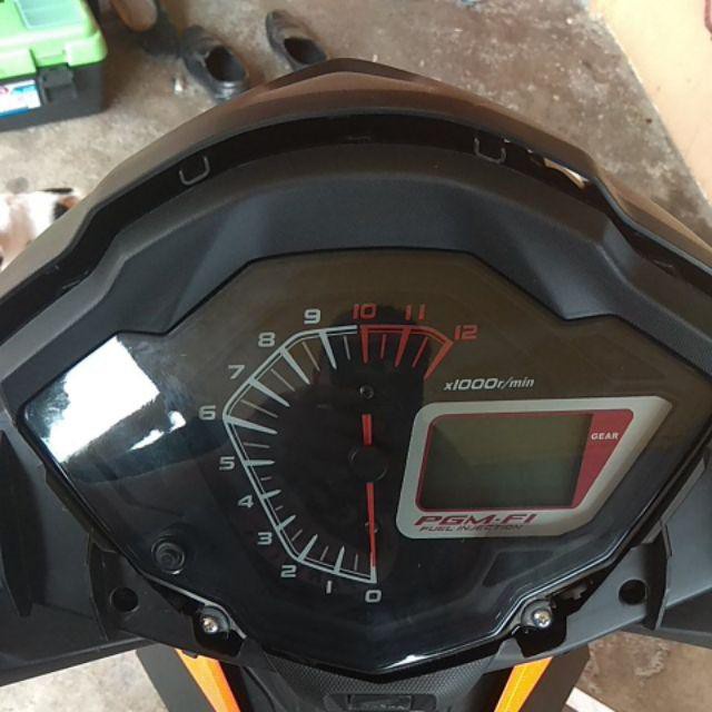 HONDA RS150 RS150R V1 METER TINTED SMOKE RAINBOW BLUE READY STOKE