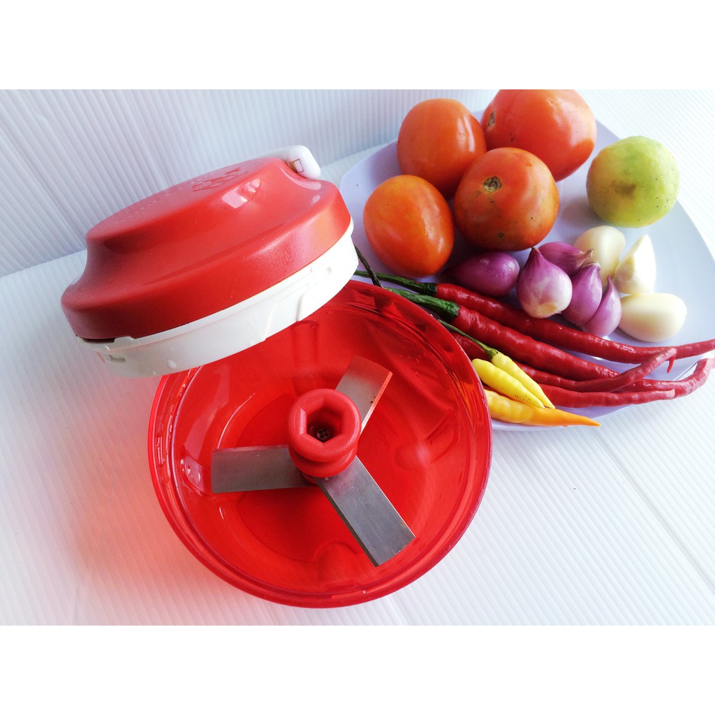 Tupperware Turbo Chopper Hand Food Chopper Manual Blender Food Mixer