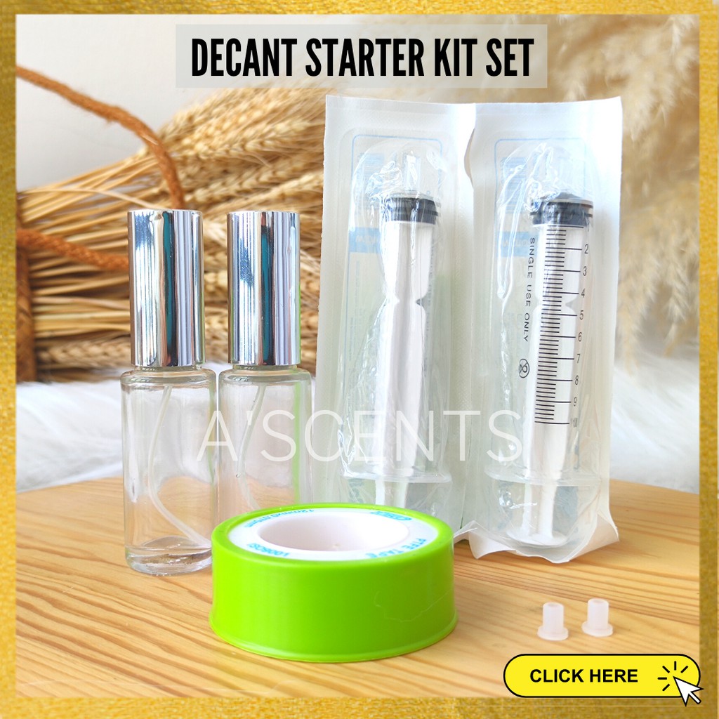 💯 DIY Decant Kit Perfume💯 12ml Perfume bottle/ 10ml perfume syringe