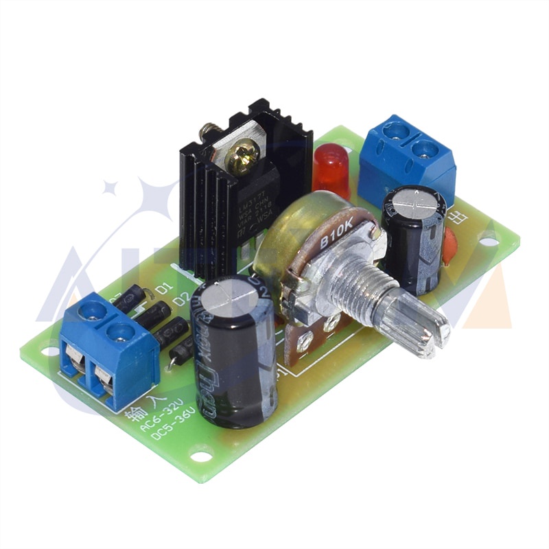 LM317 Adjustable Power Supply Kit Continuous Adjustable DC Power Supply