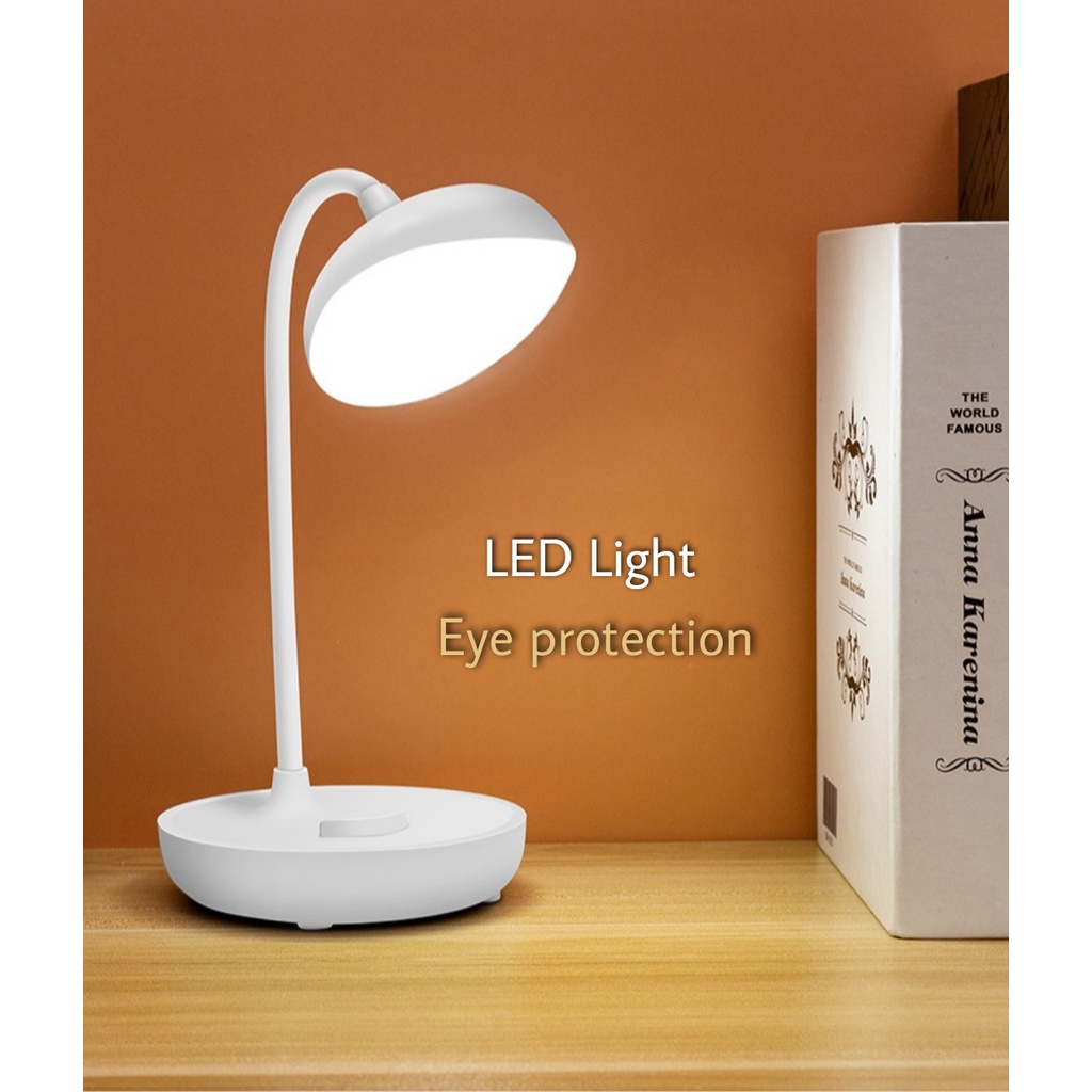 Study Table Desk Lamp Adjustable LED light Rechargeable lamp 3 level