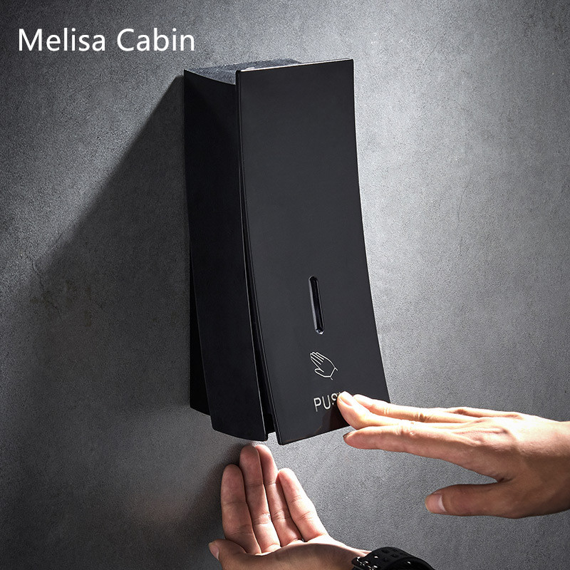 【MC】Black Soap Dispensers Shampoo Shower Dispenser Wall Mount Or No