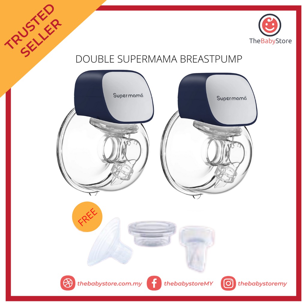 ORIGINAL SUPERMAMA LAB AIR BREASTPUMPDOUBLE Shopee Malaysia